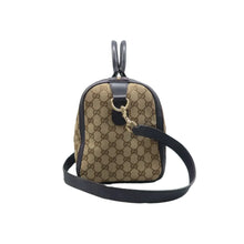 Load image into Gallery viewer, Gucci Vintage Web Original GG Boston Bag Brown
