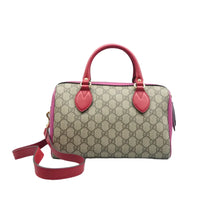 Load image into Gallery viewer, Gucci Boston GG Canvas Satchel Bag Brown
