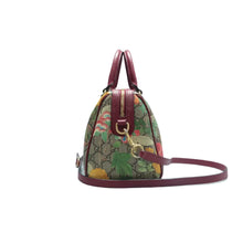 Load image into Gallery viewer, Gucci Tian GG Supreme Monogram Boston Beige Multicolor Red
