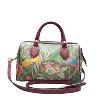 Load image into Gallery viewer, Gucci Tian GG Supreme Monogram Boston Beige Multicolor Red
