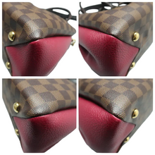 Load image into Gallery viewer, Louis Vuitton Brittany Damier Ebene Canvas Satchel Bag Brown
