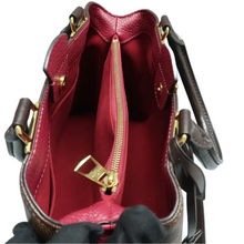 Load image into Gallery viewer, Louis Vuitton Brittany Damier Ebene Canvas Satchel Bag Brown
