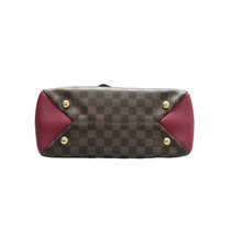 Load image into Gallery viewer, Louis Vuitton Brittany Damier Ebene Canvas Satchel Bag Brown
