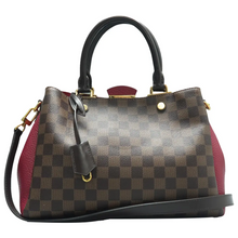 Load image into Gallery viewer, Louis Vuitton Brittany Damier Ebene Canvas Satchel Bag Brown
