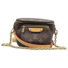 Load image into Gallery viewer, Louis Vuitton Mini Bumbag Monogram Canvas Shoulder Bag Brown
