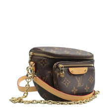 Load image into Gallery viewer, Louis Vuitton Mini Bumbag Monogram Canvas Shoulder Bag Brown
