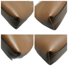 Load image into Gallery viewer, Burberry Leather Fabric Shoulder Bag Brown
