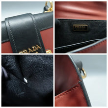 Load image into Gallery viewer, Prada Cahier Leather Crossbody Bag Bicolor
