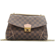 Load image into Gallery viewer, LOUIS VUITTON Caissa Damier Ebene Canvas Shoulder Bag Brown
