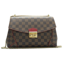 Load image into Gallery viewer, Louis Vuitton Caissa Damier Ebene Canvas Shoulder Bag Brown
