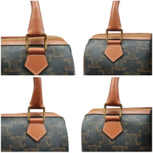 Load image into Gallery viewer, Celine Small Boston Triomphe Coated Canvas Shoulder Bag Brown
