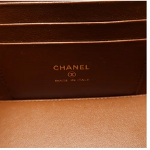 Load image into Gallery viewer, Chanel W/P Leather Shoulder Bag Brown
