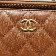 Load image into Gallery viewer, Chanel W/P Leather Shoulder Bag Brown
