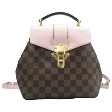 Load image into Gallery viewer, Louis Vuitton Clapton Damier Ebene Canvas Backpack Bag Brown
