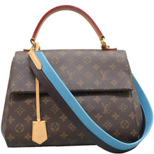 Load image into Gallery viewer, LOUIS VUITTON Cluny Monogram Canvas Satchel Bag Brown
