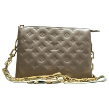 Load image into Gallery viewer, Louis Vuitton Coussin Monogram Leather Shoulder Bag Brown
