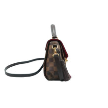 Load image into Gallery viewer, LOUIS VUITTON Croisette Damier Ebene Canvas Crossbody Bag Brown
