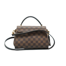 Load image into Gallery viewer, LOUIS VUITTON Croisette Damier Ebene Canvas Crossbody Bag Brown
