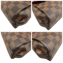 Load image into Gallery viewer, LOUIS VUITTON Croisette Damier Ebene Canvas Crossbody Bag Brown
