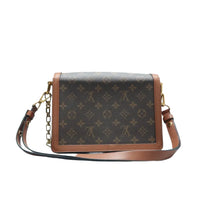 Load image into Gallery viewer, Louis Vuitton  Dauphine MM Monogram Reverse Canvas Shoulder Bag Brown
