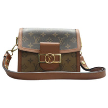 Load image into Gallery viewer, Louis Vuitton Dauphine Monogram Canvas Shoulder Bag Brown
