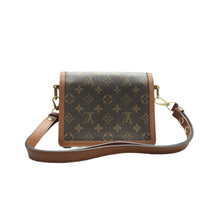 Load image into Gallery viewer, Louis Vuitton Dauphine Monogram Canvas Shoulder Bag Brown
