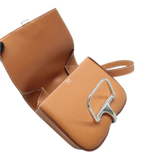 Load image into Gallery viewer, Hermes Della Cavalleria Leather Shoulder Bag Brown
