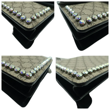 Load image into Gallery viewer, GUCCI Dionysus Canvas Crystal Shoulder Bag Brown
