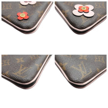 Load image into Gallery viewer, Louis Vuitton Double zip  Monogram Blooming Flowers Canvas Shoulder Bag Brown
