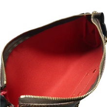 Load image into Gallery viewer, Louis Vuitton Eva Damier Ebene Canvas Satchel Bag Brown
