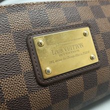 Load image into Gallery viewer, Louis Vuitton Eva Damier Ebene Canvas Satchel Bag Brown
