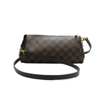 Load image into Gallery viewer, Louis Vuitton Eva Damier Ebene Canvas Satchel Bag Brown

