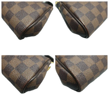 Load image into Gallery viewer, Louis Vuitton Eva Damier Ebene Canvas Satchel Bag Brown
