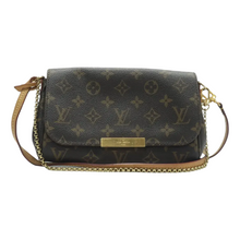 Load image into Gallery viewer, Louis Vuitton Favorite Monogram Canvas Shoulder Bag Brown
