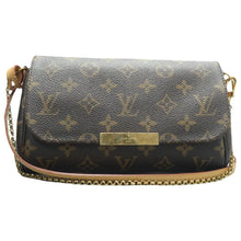 Load image into Gallery viewer, Louis Vuitton Favorite PM Monogram Canvas Shoulder Bag Brown
