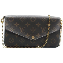 Load image into Gallery viewer, LOUIS VUITTON Felicie Monogram Canvas Shoulder Bag Brown
