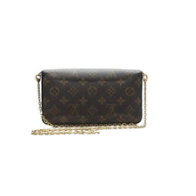 Load image into Gallery viewer, LOUIS VUITTON Felicie Monogram Canvas Shoulder Bag Brown
