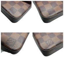 Load image into Gallery viewer, LOUIS VUITTON Felicie Damier Ebene Canvas Shoulder Bag Brown
