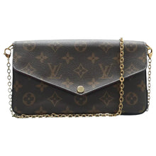 Load image into Gallery viewer, LOUIS VUITTON Felicie Monogram Canvas Shoulder Bag Brown
