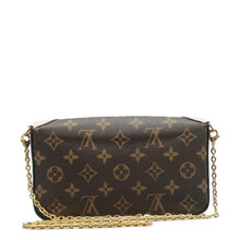 Load image into Gallery viewer, Louis Vuitton Pochette Felicie Dog Monogram Chain Crossbody Bag Brown
