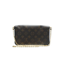 Load image into Gallery viewer, LOUIS VUITTON Felicie Monogram Canvas  Crossbody Bag Brown
