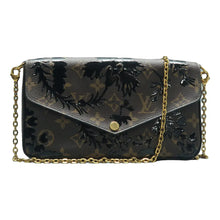 Load image into Gallery viewer, Louis Vuitton Felicie Blossom Pochette Monogram Chain Wallet Brown
