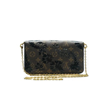 Load image into Gallery viewer, Louis Vuitton Felicie Blossom Pochette Monogram Chain Wallet Brown
