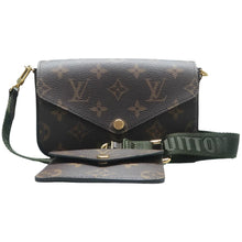 Load image into Gallery viewer, LOUIS VUITTON Felicie Monogram Canvas Shoulder Bag Brown
