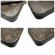 Load image into Gallery viewer, Louis Vuitton Felicie Strap &amp; Go W/P  Monogram Canvas Shoulder Bag Brown
