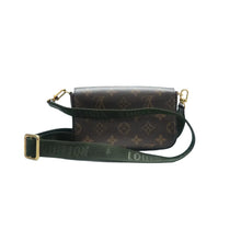 Load image into Gallery viewer, Louis Vuitton Felicie Strap &amp; Go Monogram Canvas Shoulder Bag Brown
