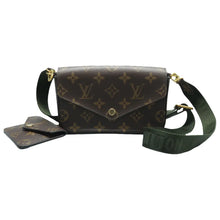 Load image into Gallery viewer, Louis Vuitton Felicie Strap &amp; Go Monogram Canvas Shoulder Bag Brown
