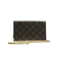 Load image into Gallery viewer, Louis Vuitton Flore chain Monogram Canvas Shoulder Bag Brown
