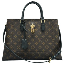 Load image into Gallery viewer, Louis Vuitton Flower Tote Monogram Canvas Satchel Bag Brown
