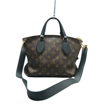 Load image into Gallery viewer, Louis Vuitton Flower Tote Monogram Canvas Satchel Bag Brown
